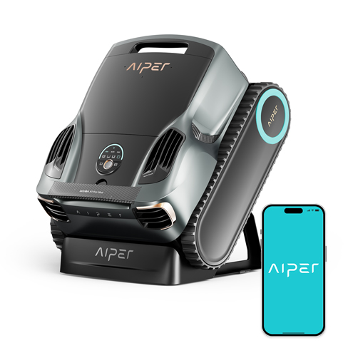Робот-очиститель "Aiper Scuba X1 Pro Max", для 300 м2, очистка дна, стен, ватерлинии и зеркало воды